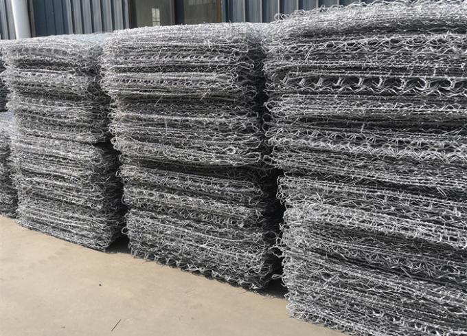 2.7mm Galfan gesponnene sechseckige Gabion Mesh Basket 8x10cm Öffnung 1