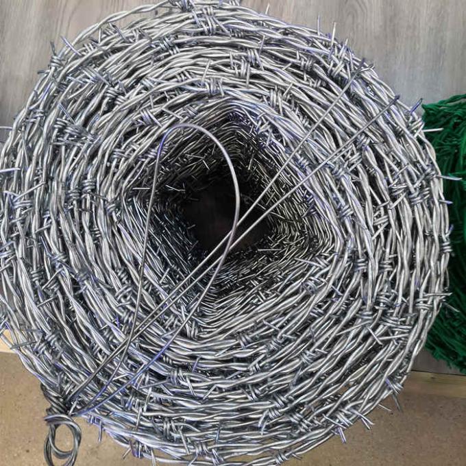 4 Punkte HBGB 16x16 galvanisierten Stacheldraht-hohen Widerstand 0