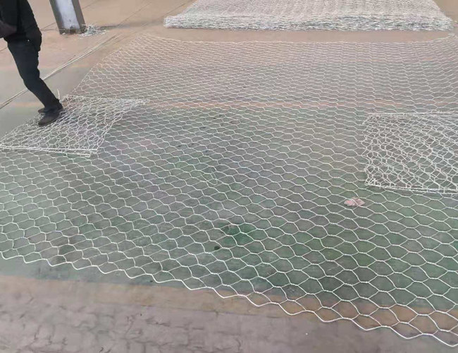 Heißer eingetauchter galvanisierter Gabion Kasten Soems 100×120mm, der Mesh Bunnings spinnt 1
