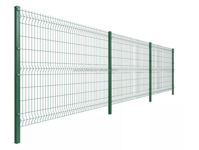 3000*1830mm PVC beschichteter Draht Mesh Fence 3d kurvte geschweißte Sicherheit 0
