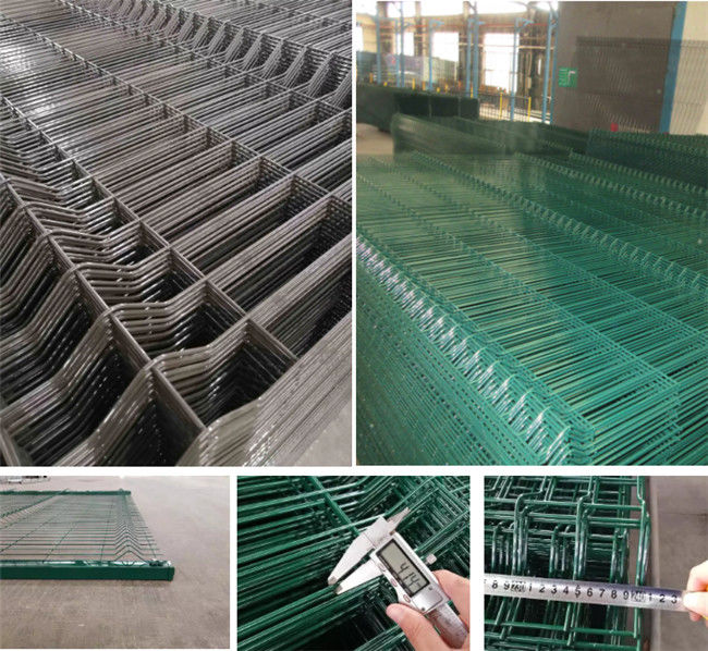 3000*1830mm PVC beschichteter Draht Mesh Fence 3d kurvte geschweißte Sicherheit 2