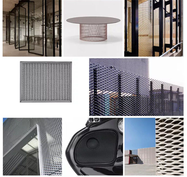 6mm architektonische dekorative Aluminium-Diamond Mesh Sheet For Curtain Wall Bedeckung 1