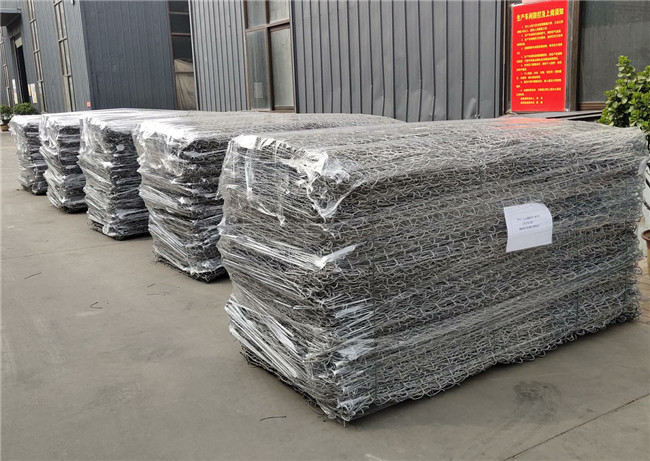PVC, das Draht Gabion Mesh Baskets 3.7mm Riverbank-Behandlung beschichtet 1