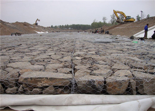 2x1x1m galvanisierte Gabions-Kasten-monolithische Struktur für Stabilisierung von Erde 2
