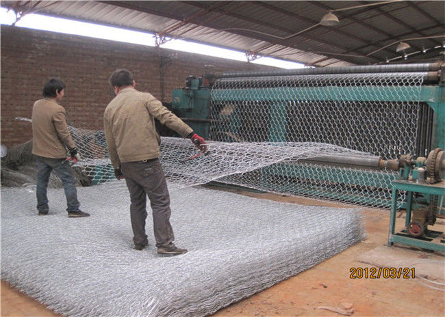 Kasten Gabions-Hochwasserschutz-Stein des Zink-270g/M2 füllte überzogener 3m x 1m x 0.5m 0