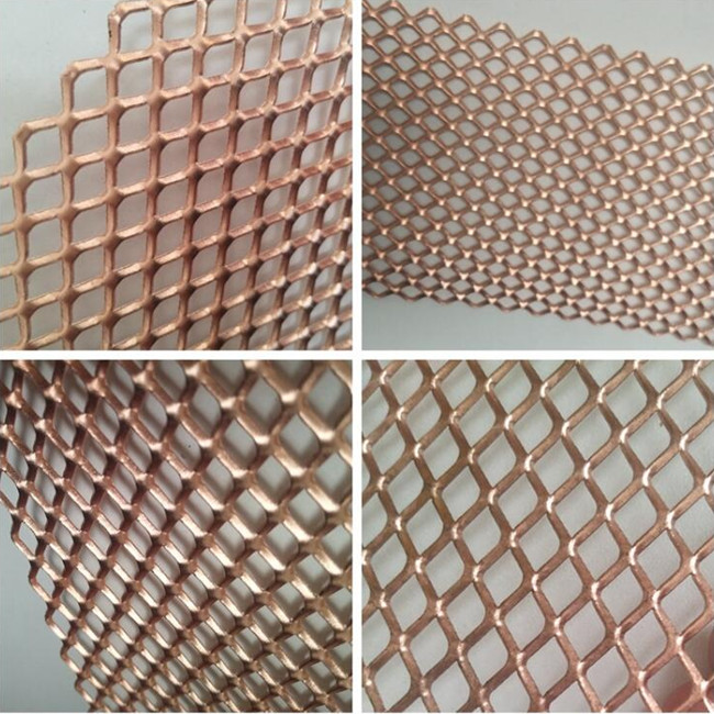 Streckmetall-Metalldraht Mesh EMI Shielding Copper Mesh Sheet 1.8mm Durchmesser ISO 9001 0