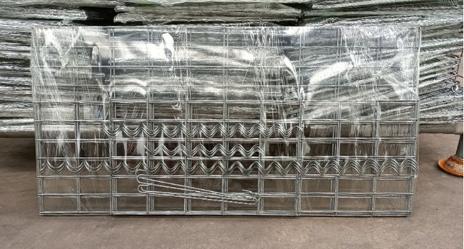 Eisen-Draht 2 x 1 x 1 M Welded Gabion Mesh Retaining Wall 4mm Znal 1