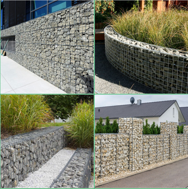 Schwer galvanisierter geschweißter Mesh Rock Filled Gabions 75×75mm nicht rostend 2