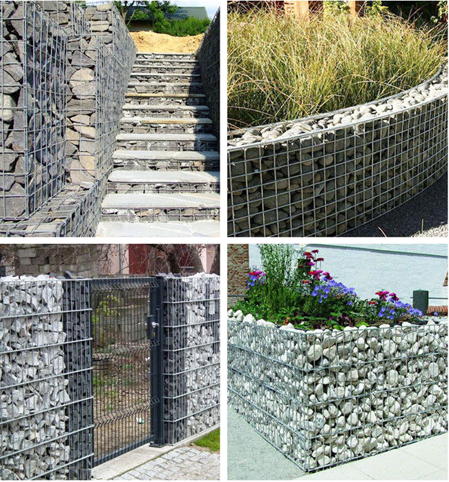 95% Zic schweißte Draht für Gabions-Körbe sich schnüren 1x1x0.5m 5x10cm 2