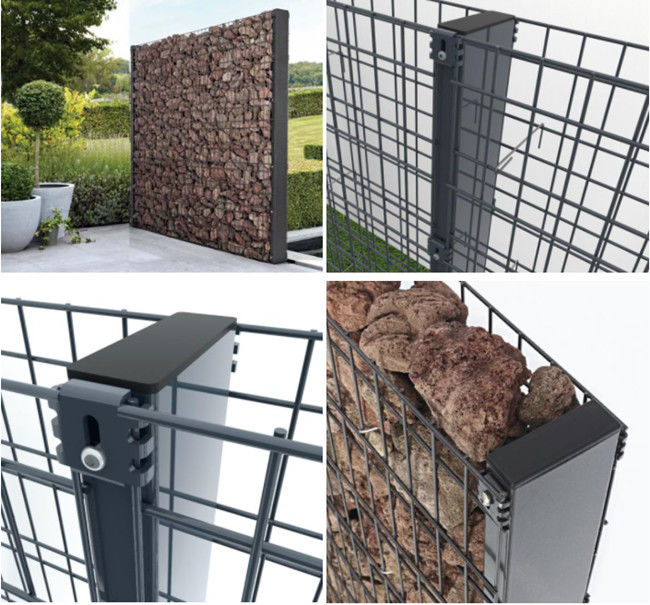 100x50mm CER schweißte Draht Gabions-Garten-Wand Gabions-Kasten-8mm einzelne 0