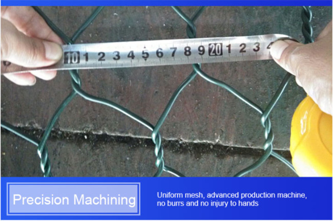 Dreifacher Torsions-Stein füllte Verzinkung 245g/M2 Drahtgewebe Gabions-Korb-2x1x1m 1