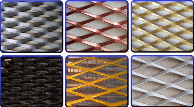 6mm architektonische dekorative Aluminium-Diamond Mesh Sheet For Curtain Wall Bedeckung 2
