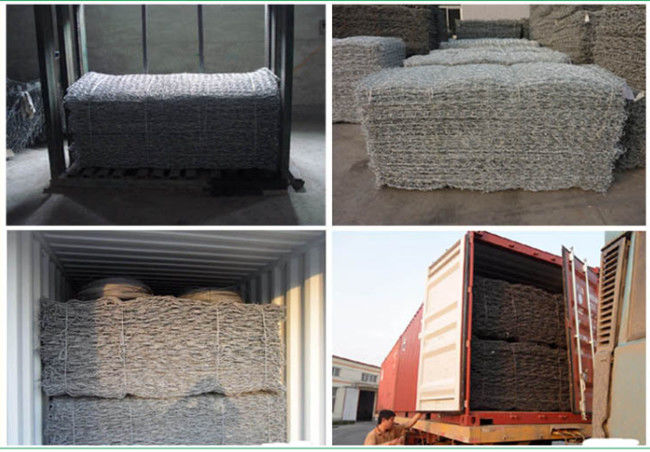 1×1×1m PVC beschichtete Gabion Mesh Baskets 380 Stützmauer Mesh Cages Mpa HBGB 2