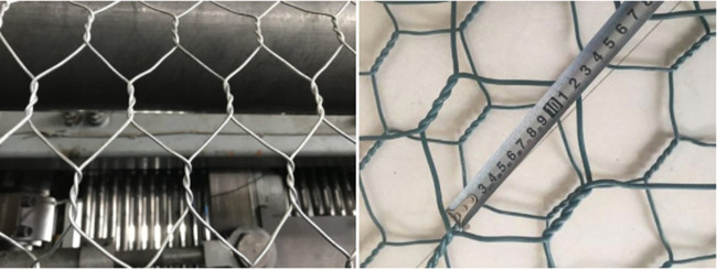 4mm PVC beschichteter Gabion  80mm x 100mm Öffnung 0