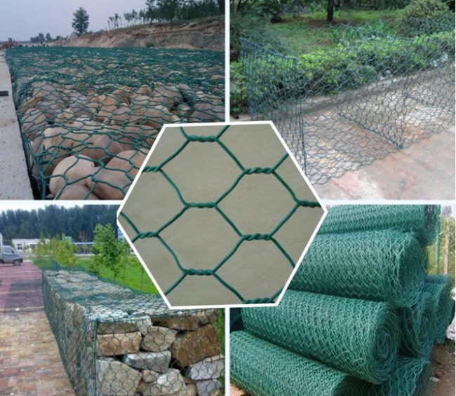 2mm Hexe 1x1x0.5m galvanisierte Stahl-Gabions-Käfige für Verdammungs-Schutz 1