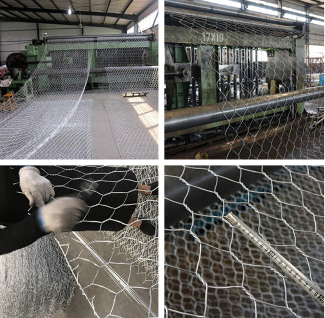 2m x 1m x 0.5m Flussbank galvanisierte Gabions-Kasten-ISO 9001 bescheinigt 0
