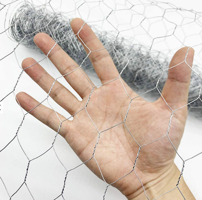 1/2in Hexen-Huhn Mesh Fence 2ft x 100ft BWG 27 Rückseite verdrehte sich 0