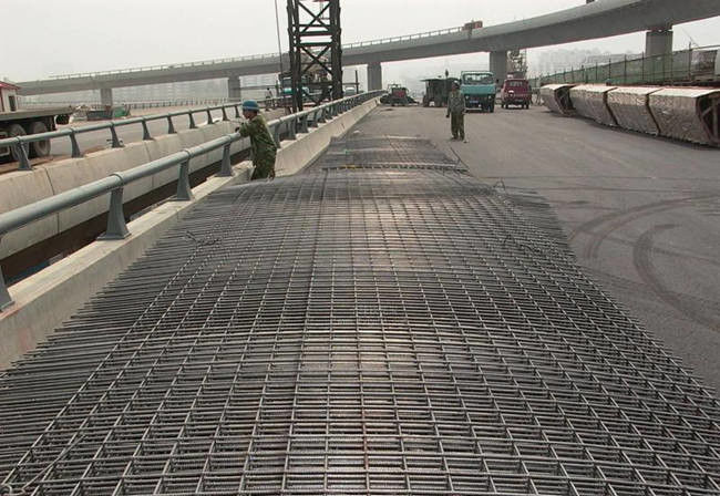 Q235 walzte konkreten Baustahlmatte 7.5mm 10mm Rebar-Maschendraht kalt 1