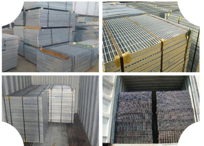 30x5mm einfache Stangen-Gitter-Presse-verschlossener Stecker in galvanisiertem Stahl 2