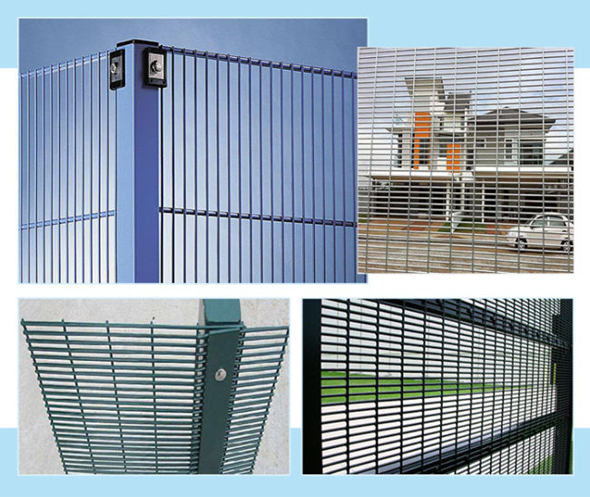Das beschichtete Pulver schweißte 358 Sicherheits-Mesh High Security ODM für Militärgrenze 1