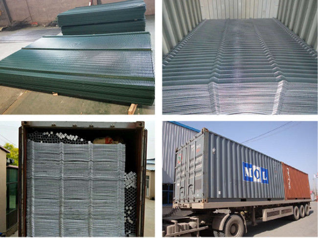 HBGB V faltete Antiaufstiegs-Mesh Fence Soem-Antischnitt der Spitzen-RAL 2.2m 3