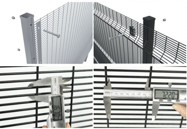 358 aufstiegs-Draht-Mesh Fencings 1.8m ISO 9001 Stachelantihöhe 1