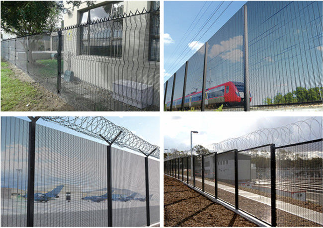 358 aufstiegs-Draht-Mesh Fencings 1.8m ISO 9001 Stachelantihöhe 2