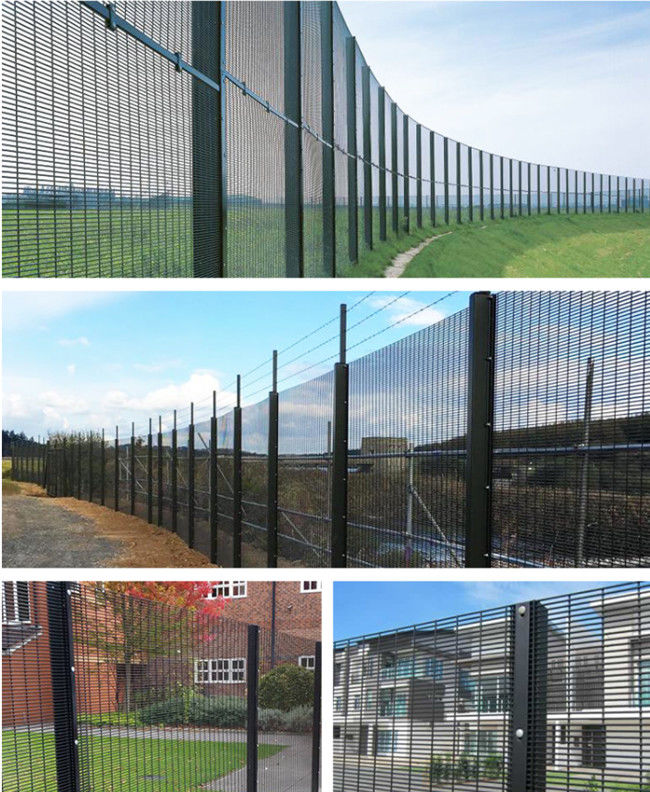 Pulverisieren Sie Antiaufstieg Mesh Fencing Airport High Security der Beschichtungs-358 2