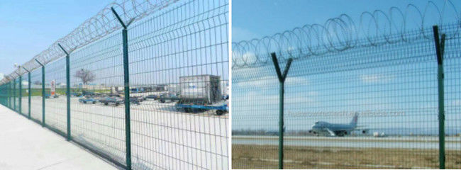 5mm korrosionsbeständig kein Aufstiegs-Sicherheitszaun For Airport 0