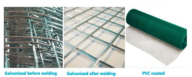 Galvanisierter Draht Mesh Sheets Panels des Silber-2×2in 2×4 BWG 13 2.11mm hochfest 0