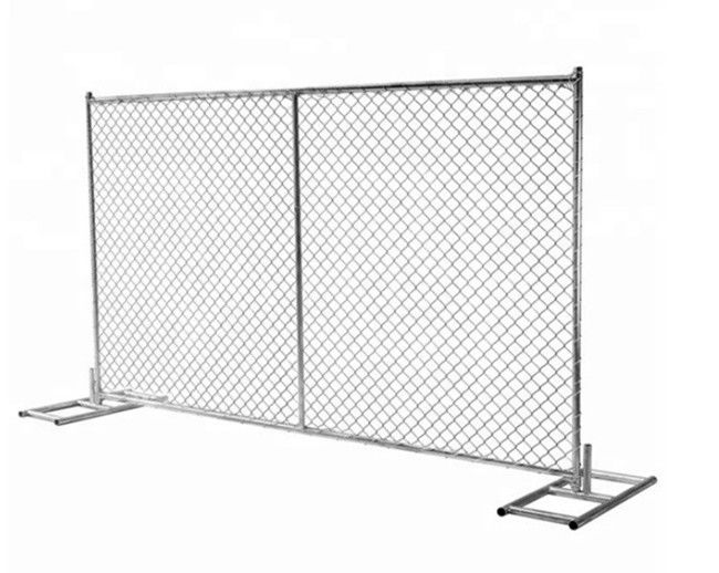 Kettenglied-11 Zaun Panels Hot Dipped des Messgerät-galvanisierte tragbarer 6x8 0