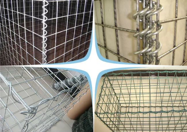 Steinkäfig-Wand schweißte Mesh Gabions 4mm Loch des Draht-Messgerät-5x5 cm 1