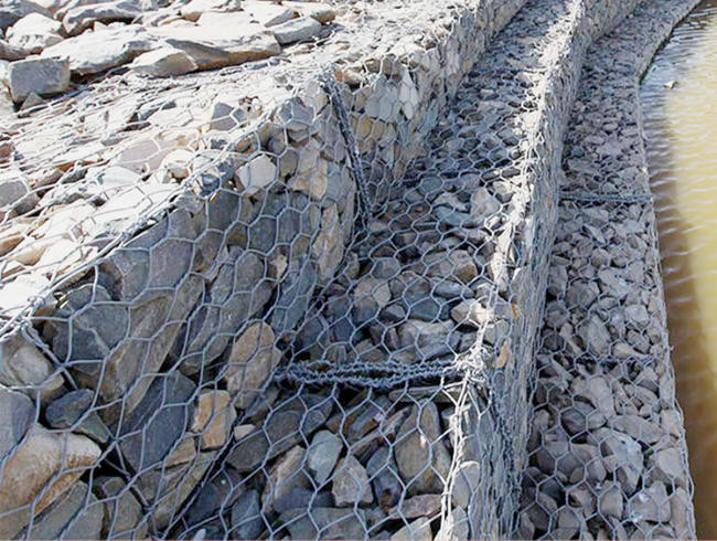 4mm PVC beschichteter Gabion  80mm x 100mm Öffnung 1