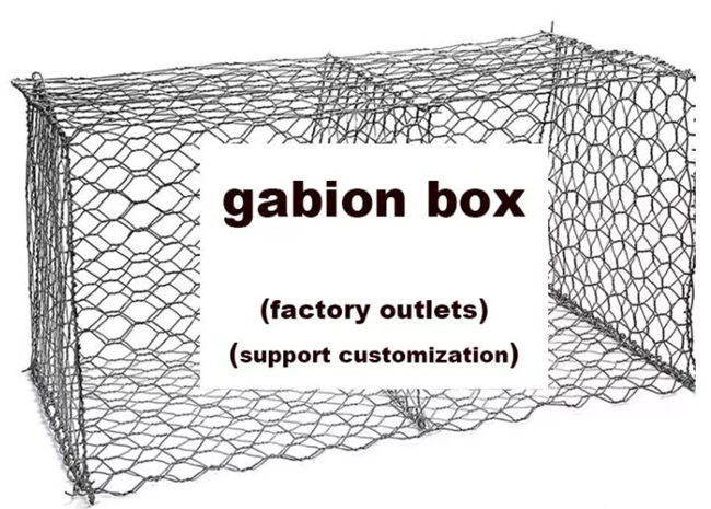 3x1x0.3m Gabion Netz-Draht Matratzen-2.7mm galvanisiert für Steigungs-Schutz 0