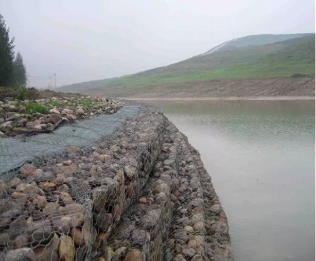 Verstärktes Galfan Gabion Mesh Box For Earth Retention und steile Steigungs-Schutz 3