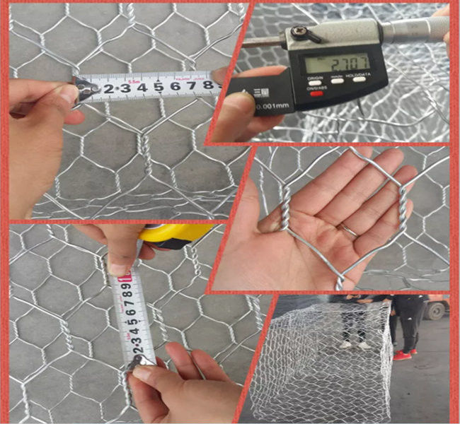 2x1x1m galvanisierte Gabions-Kasten-monolithische Struktur für Stabilisierung von Erde 0
