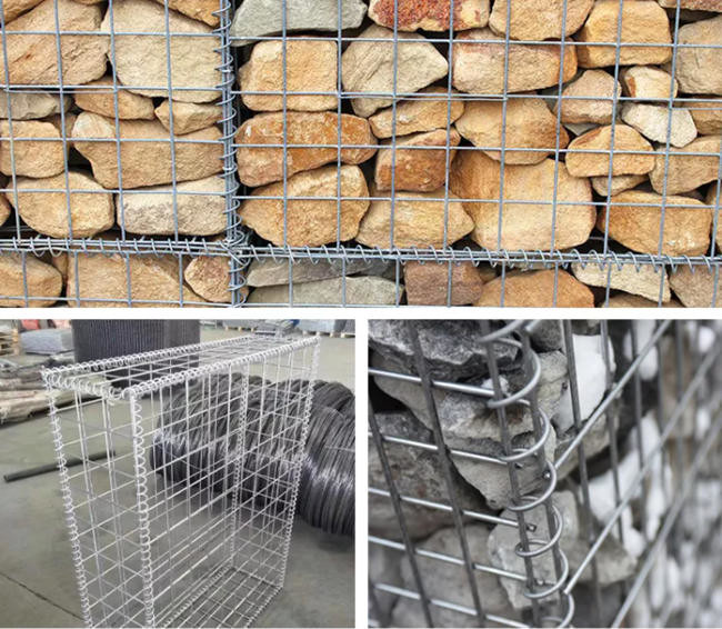 3mm Stahldraht-Stützmauer galvanisierte geschweißten Gabions-Kasten 0