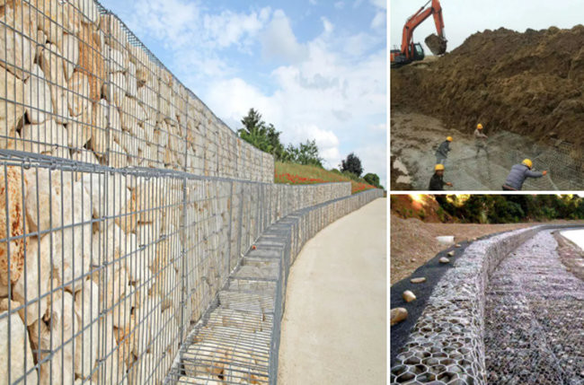 3mm Stahldraht-Stützmauer galvanisierte geschweißten Gabions-Kasten 2