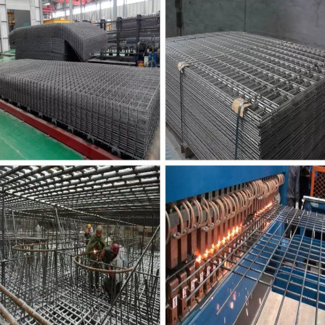 Baumaterial-Stahlstangen-Drahtgewebe Mesh Concrete Reinforcement For Construction 0